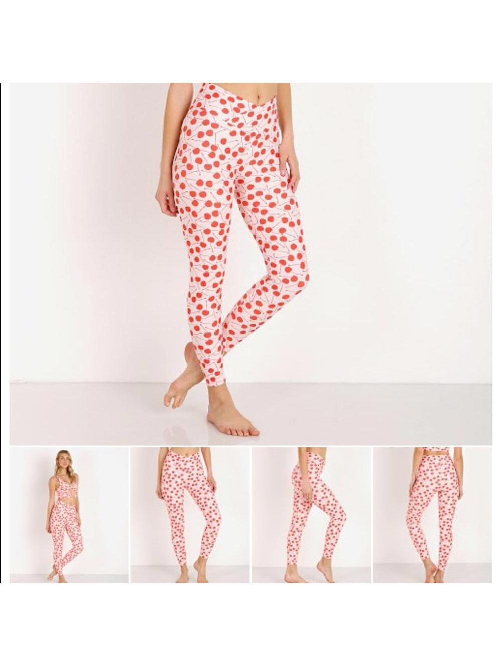 Beach riot dotty cherry leggings
